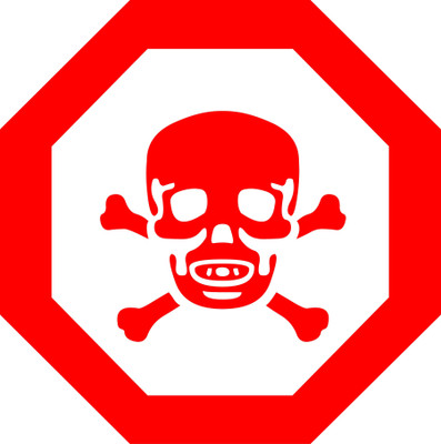 qth CAUTION WARNING STICKER Emergency Sign(Reflective Sign)