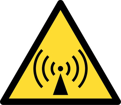 Digi2cart WIFI ZONE CAUTION STICKER Emergency Sign(Reflective Sign)