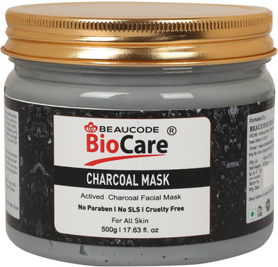BEAUCODE BioCare Charcoal Face And Body Mask(500 g)