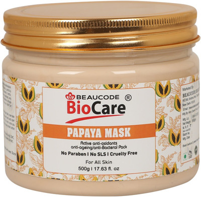 BEAUCODE BioCare Papaya Face And Body Mask(500 g)