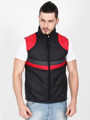 VROJASS Sleeveless Solid Men Jacket