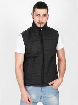 VROJASS Sleeveless Solid Men Jacket