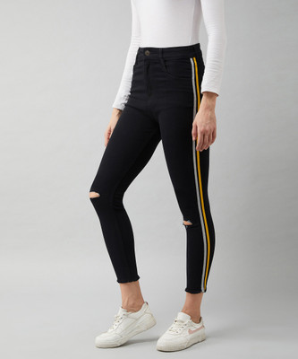 DOLCE CRUDO Skinny Women Black Jeans