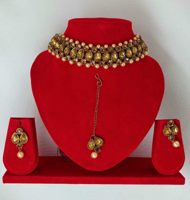 CATALYST Alloy Gold-plated Gold Jewellery Set(Pack of 1)