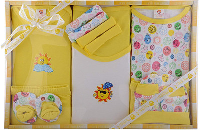 Mini Berry Baby Boys & Baby Girls Casual Bodysuit Top(Yellow)