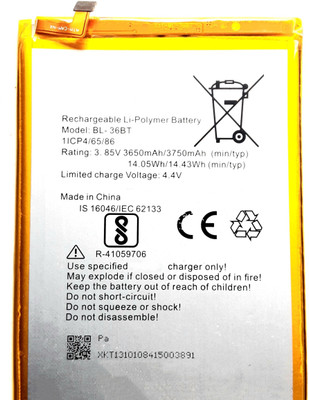 Full Energy Mobile Battery For  Tecno Camon I Air 2+ BL-36BT / Camon I Click IN6 / Camon i2X / Camon 11pro / Camon CM CA6 / BL-36BT
