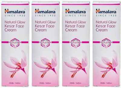 HIMALAYA NATURAL GLOW KESAR FACE CREAM 50G X 4(200 ml)