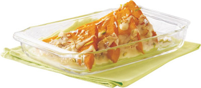 BOROSIL ICY22RD0116 Baking Dish(Microwave Safe)