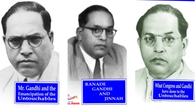 Mr. Gandhi And The Emancipation Of The Untouchables, Ranade Gandhi And Jinnah, What Congress And Gandhi Have Done To The Untouchables (Combo Of 3 Books)(Paperback, DR. B.R. AMBDEKAR)