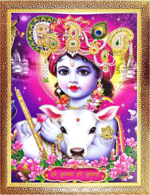 SUNINOW Bal Gopal photo frame Religious Frame