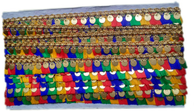 MARUTI KRUPA ENTERPRISE MAKE MULTICOLOR TIGER WITH SEQUENCE 9 METER Lace Reel(Pack of 1)