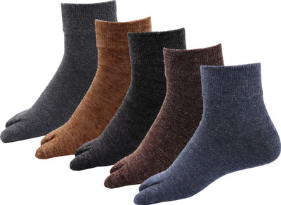 RC. ROYAL CLASS Women Solid Ankle Length(Pack of 5)