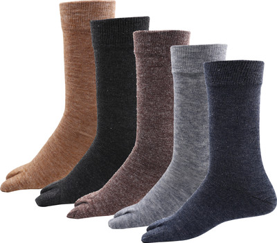 RC. ROYAL CLASS Women Solid Calf Length(Pack of 5)