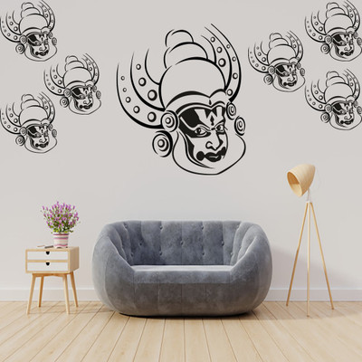 Digi2cart 120 cm kerala god Krishnanattam Self Adhesive Sticker(Pack of 1)