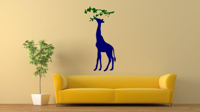 Digi2cart 120 cm girafee Self Adhesive Sticker(Pack of 1)