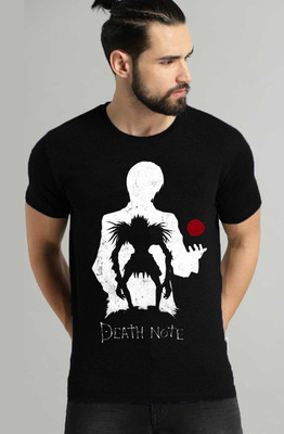 VIKCLIQUE Graphic Print Men Round Neck Black T-Shirt