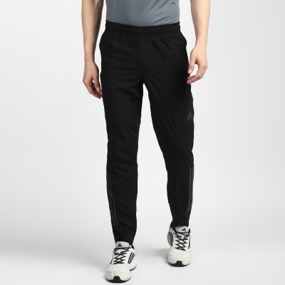 ADIDAS Solid Men Black Track Pants