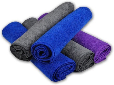 MOCKHE Microfiber Vehicle Washing  Cloth(Pack Of 5)