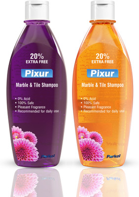 PIXUR Marble And Tile Shampoo Orange & Deo Fresh(2 x 600 ml)