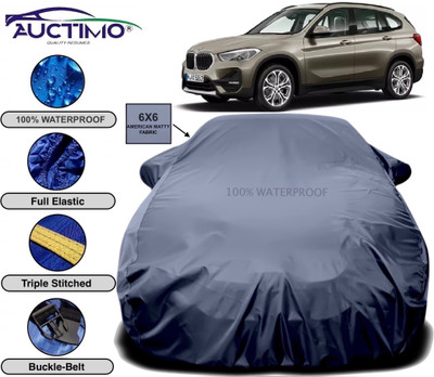 AUCTIMO Car Cover For BMW X1 (With Mirror Pockets)(Grey)