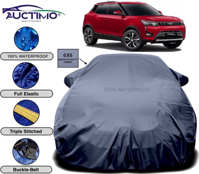 AUCTIMO Car Cover For Mahindra XUV 300 (With Mirror Pockets)(Grey)