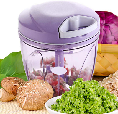 ShopGlobal Handy Chopper 1000ML Purple Vegetable & Fruit Chopper(1)