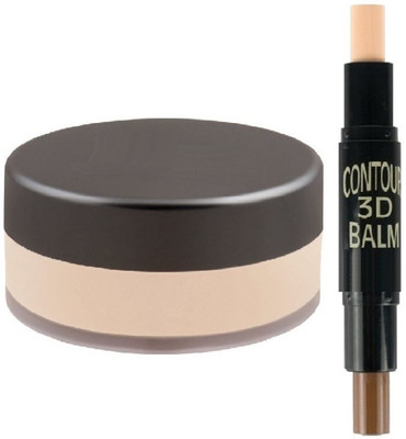 GFSU Face Concealer Stick With Oil Control Loose Powder(2 Items in the set)