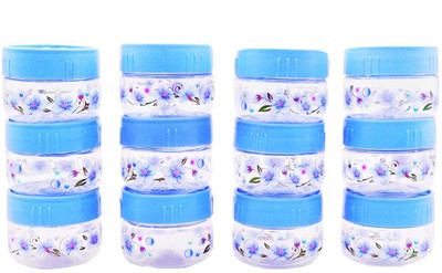 HARSH PET Plastic Grocery Container  - 50 ml(Pack of 12, Blue)