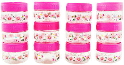 HARSH PET Plastic Grocery Container  - 50 ml(Pack of 12, Pink)