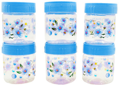 HARSH PET Plastic Grocery Container  - 100 ml(Pack of 6, Blue)