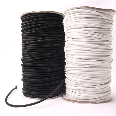Sharum Crafts Knitted Black Elastic(4 m)