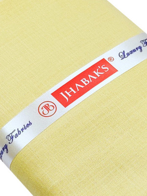 JHABAK'S Cotton Blend Solid Shirt Fabric