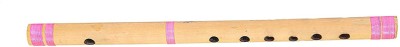 MAGA MART Natural Bamboo Flute B Scale Bansuri Bamboo Flute(35 cm)