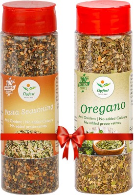 Chefast Pasta Seasoning & Oregano Flakes Pizza Pasta Seasoning Combo Pack In Sprinkler Bottle ( 55 & 60 grm)(115 g)