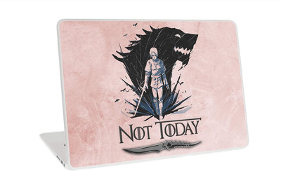 Galaxsia GOT Not Today D2 Vinyl Laptop Skin/Sticker/Cover Compatible vinyl Laptop Skin Compatible for 15.6 inch(Theme: Comics & Cartoons)