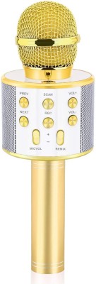 Paramits Wireless Microphone Bluetooth Handheld Portable Speaker Home KTV Player Microphone