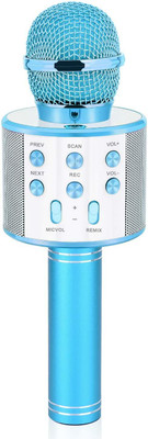 Paramits Wireless Microphone Bluetooth Handheld Portable Speaker Home KTV Player Microphone