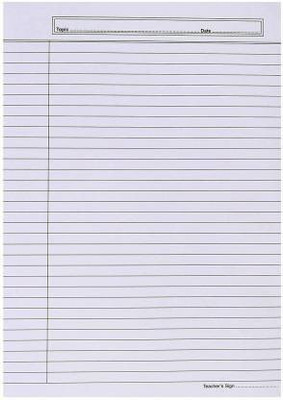 NSG Super one side ruled A4 90 gsm Multipurpose Paper(Set of 3, White)