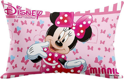 SWASTIKTEXTILES Microfibre Toons & Characters Sleeping Pillow Pack of 1(Pink)