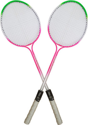 Scorpion Vista Badminton Racket Set - Including 1 Badminton Bag/2 Rackets Multicolor Strung Badminton Racquet(Pack of: 2, 370 g)