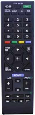 Kishore Traders COMPATIBLE REMOTE CONTROL FOR LED LCD TV WITH 3D FUNTION SONY, KLV-32R412C, BRAVIA KLV 40 Remote Controller(Black)