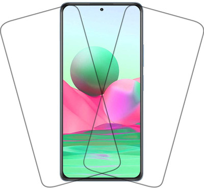 TINGTONG Tempered Glass Guard for Redmi Note 10 Pro Max(Pack of 2)