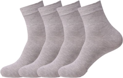 VAPINDIA Men & Women Solid Ankle Length(Pack of 4)