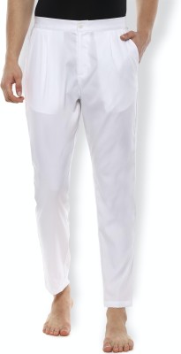 VAN HEUSEN Solid Men White Track Pants