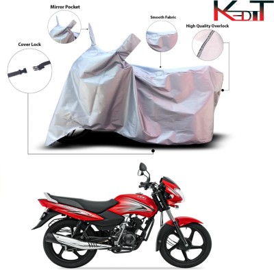 KEDIT Waterproof Two Wheeler Cover for TVS(Star, Silver)