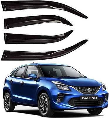 ORISTO For Front, Rear Wind Deflector(Tinted Maruti Baleno)