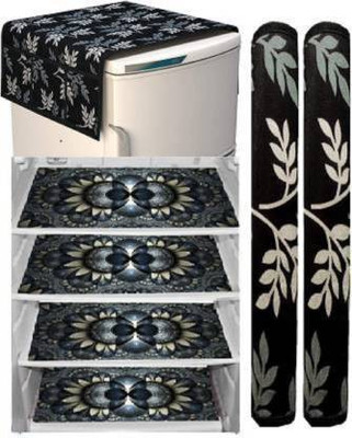 Crafteal Refrigerator  Cover(Width: 55 cm, Multicolor)
