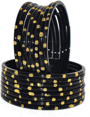 LYBASHINE Glass Cubic Zirconia Gold-plated Bangle Set