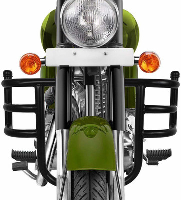 DOLSHACOB 3 Rod Airfly Leg Guard Black for classic, Thunderbird, Electra & Standard Bike Crash Guard(Royal Enfield)