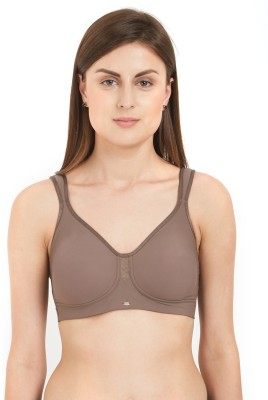 SOIE Women Minimizer Lightly Padded Bra(Brown)